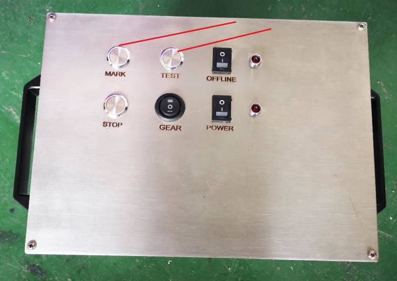 Kädessä pidettävä sähköinen kaiverruskone, litiumparistomerkintäkone, langaton Dot Peen -merkintäkone.