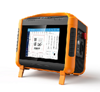 Litiumparisto Lasermerkintä ja kaiverrus Kannettava kädessä pidettävä lasermerkintäkone Paperin pakkauslaatikon rungon laserkoodauskone